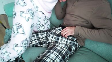 Daddy wants to Fuck his Teenage Stepdaughter He can't resist her Little Ass when his Wife isn't Home