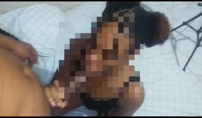 Real stepdaughter sucking and swallowing bbc and cum!