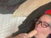 Chassidy Lynn - Sucks Dildo and Rubs Tits