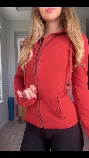 Stripping Out of My Workout Clothes for You