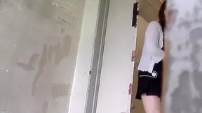 Outdoor Masturbation on the Balcony with a Sexy Japanese MILF'Culminating in an Intense