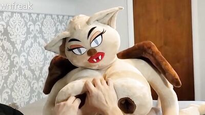 First Time With Succubus BatGirl Plush Sex Doll