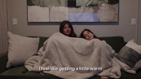 Best Friends Play Under the Sheets
