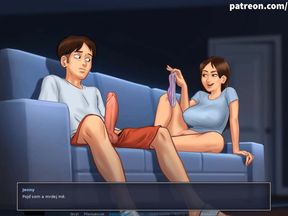 Summertime saga part 87 - fucking hard at night my stepsister (Czech sub)
