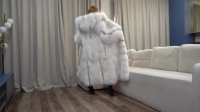 Fucking Fur Queen in a massive luxury fur coat! ANAL fur coat sex (Short Version)