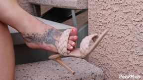 CocoBellaFeetz Strappy Heel Dangling