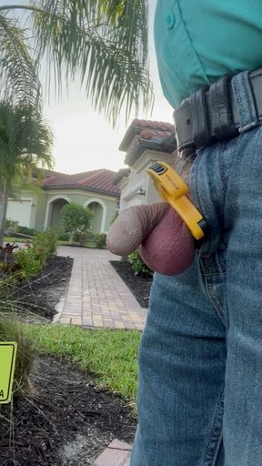Another Morning Taking The Trash To The Curb