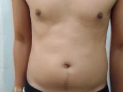 Subrang tigas ng titi ko ng magsing ako kaya Ayun nag jakol ako sa Cr