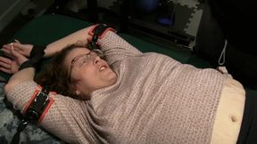 New 2 sisters Strapped on the bench! Older sis up first!