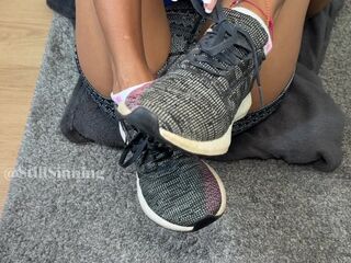 Perspired Workouts are for Sexy Sockjobs ????