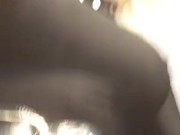 Bimbo Bela's Tease (female mask, trans, crossdressing, heels, skirt)