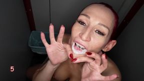 mouth full of cum 1st visit