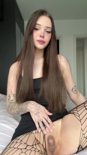 Your gothic girlfriend with a small dick