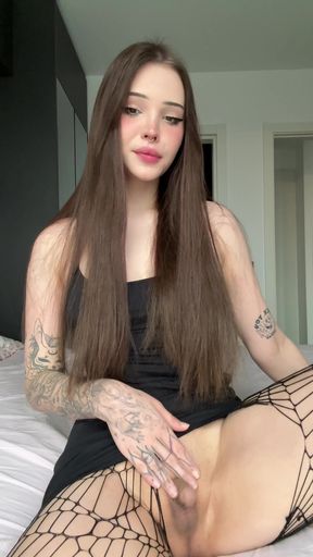 Your gothic girlfriend with a small dick