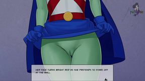 Miss Martian Rides Alien Dick in DC Comics Furry Cosplay Orgy
