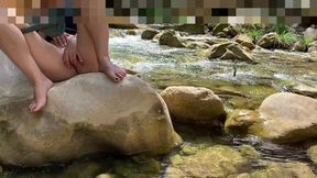 Masturbation at the river ????????