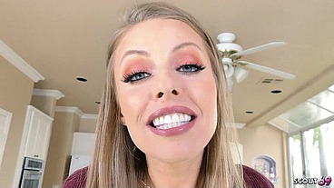 Cum inside and keep Fucking for Facial with Dream Cougar Britney Amber with blue Eyes at Rough Cheating Fuck