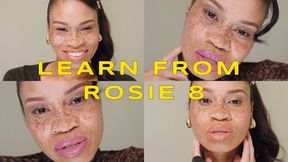 Learn From Rosie 8- Ebony Femdom Goddess Rosie Reed Mental Domination Slave Training- standard definition