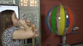 Alice Blows a 42-inch Beach Ball to Failure (MP4 - 720p)