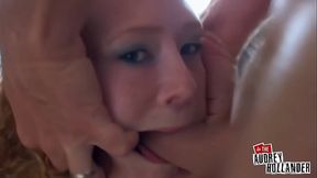 Otto Bauer pounds Audrey Hollander's gaping anal hole
