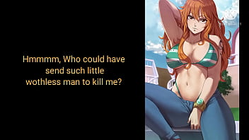 Hentai JOI  Nami (One Piece) P.1 futanari, analplay