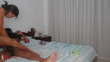 Daniela Santos dando o cuzinho a seu amigo Rasta no Rio de Janeiro-RJ