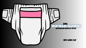 Hot Housewife Puts You In A Soft Goodnite Diapers, Nightmare Diapering - ABDL
