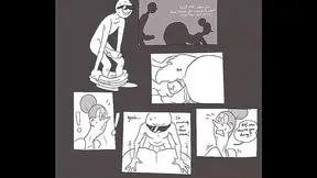 Claire the Busty Hostess Seduces Lonely Guest in Hot Hentai Tryst