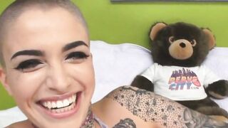 hardcore anal creampie for inked slut leigh raven