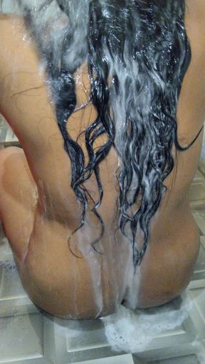 Sexy hot beautiful women bathing