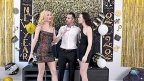 ”Step Dad Saves New Year's Eve - Jazmin Luv & Liz Jordan”