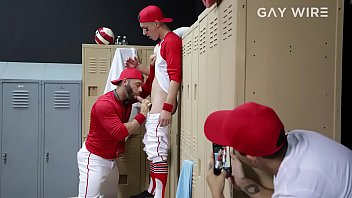 GAYWIRE - Tristan Hunter Gets Fucked In The Locker Room By Coach Eddy Ceetee