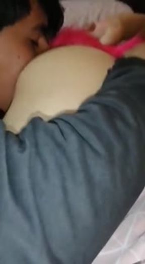 My husband's friend plays with Migo I put this toy up my ASS (hotwife cuckold)