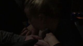 Gf suck’s friends cock before roommate wakes up