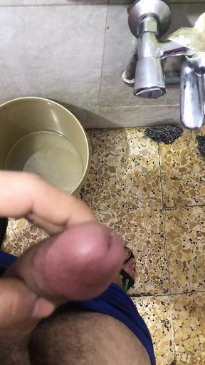 Biggest dick in bathroom my big cock  big cock