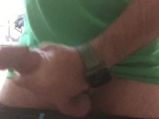 hubby strokin for cum 1
