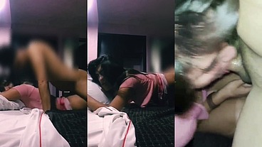 GIRL ENJOYING SEX WITH A GUY SHE MET AT A PORN PARTY