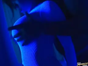 Lovely Japanese beauty has natural tits