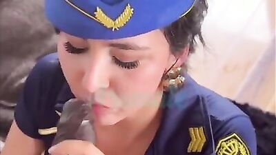 Watch this mature Latina whore Air Hostess Pleasures BBC with her big tits and juicy ass
