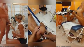 eva est une gynecologue perverse qui cherchent des queues pour lui baiser tous les trous et avaler du sperme