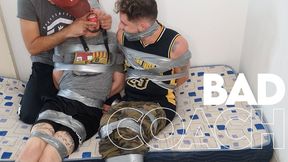 Bad Coach - Tonny Soccer Player Captured (1080p) Gay Bondage - Gay Domination - Tape Bondage - Role Play - Duct Tape - BDSM