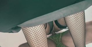 MILF in Garter Belt He Takes Me Deep Into My Beautiful Lingerie and Cums on My Face