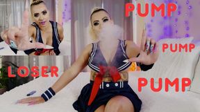 Pump Your Cock Loser! Femdom/Smoking/Long Nails Fetish