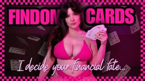 Findom Card Draw 27 My Luck Drains Your Wallet Turning You into My Cash Cow and Pay Piggy