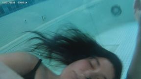monday morning, cum swim with me