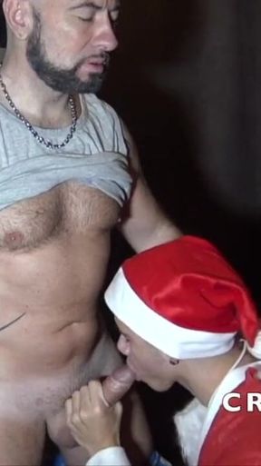 Fucked Raw by Twink for Christmas