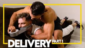 Delivery - Part 1 (1080p) Gay Bondage - Gay Domination - Foot Fetish - Muscle - Tape Bondage - Duct Tape - BDSM