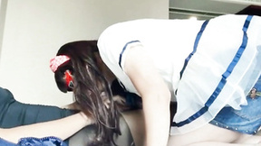 ”two asian ladyboys love to suck each other cocks & fuck a lot”