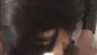 Crossdresser gets barebacked hard by two big cocks in amateur threesome