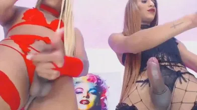 Shemales Play With Their Cocks In This Amazing Video